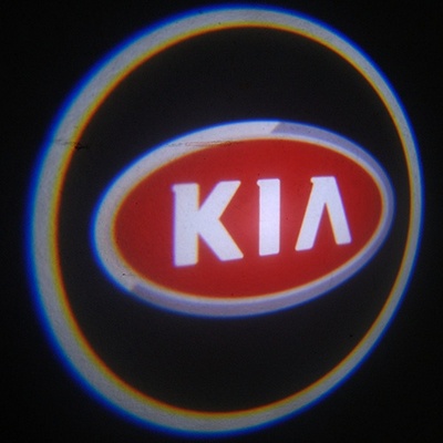  Подсветка в двери с логотипом KIA